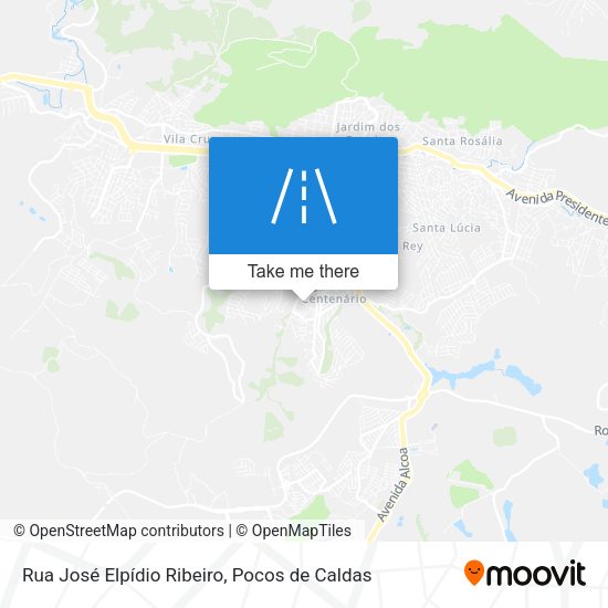 Rua José Elpídio Ribeiro map