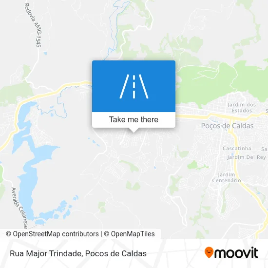 Rua Major Trindade map
