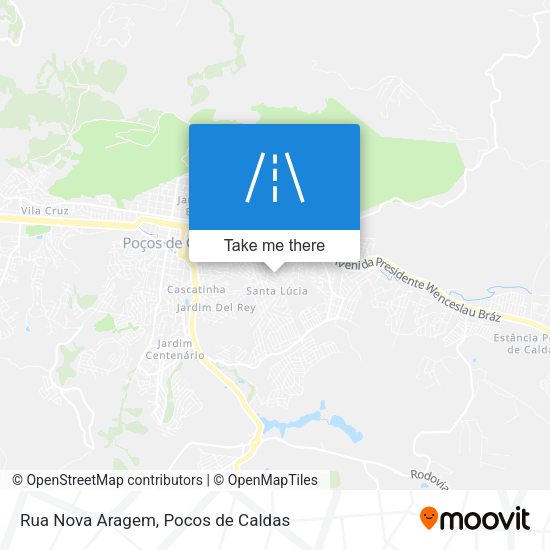 Rua Nova Aragem map