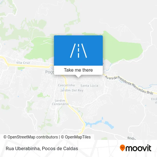 Rua Uberabinha map