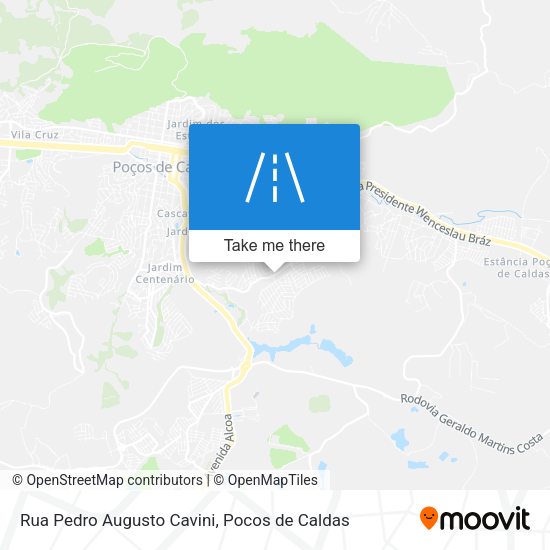 Rua Pedro Augusto Cavini map