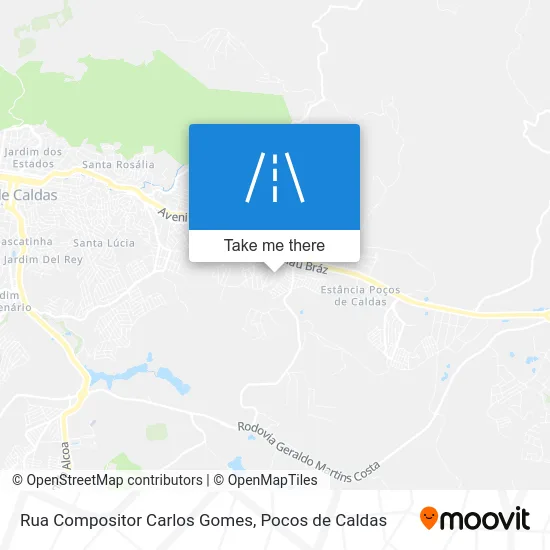 Rua Compositor Carlos Gomes map