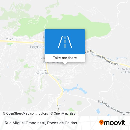 Rua Miguel Grandinetti map
