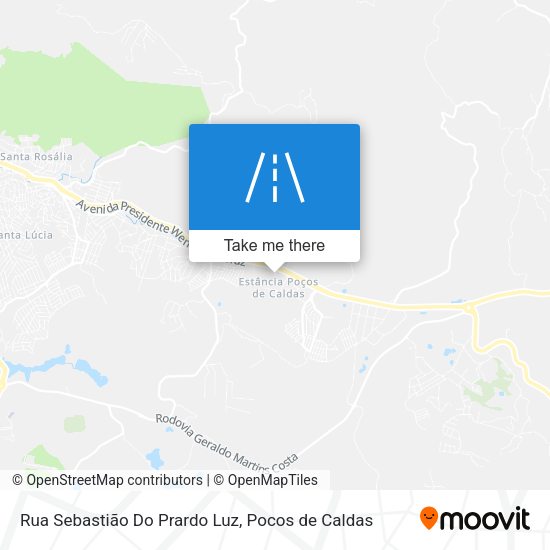 Rua Sebastião Do Prardo Luz map