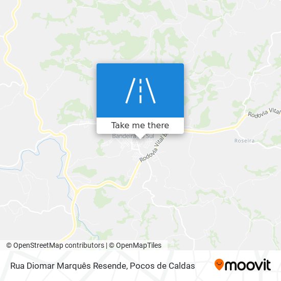 Rua Diomar Marquês Resende map