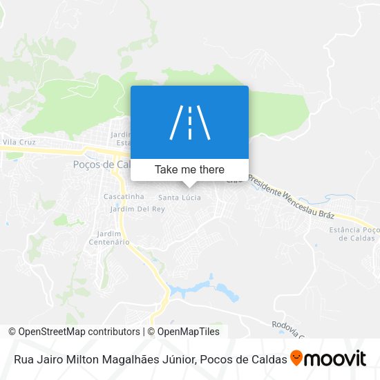 Rua Jairo Milton Magalhães Júnior map