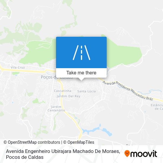 Avenida Engenheiro Ubirajara Machado De Moraes map
