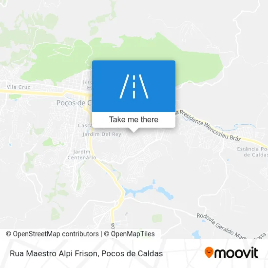 Rua Maestro Alpi Frison map