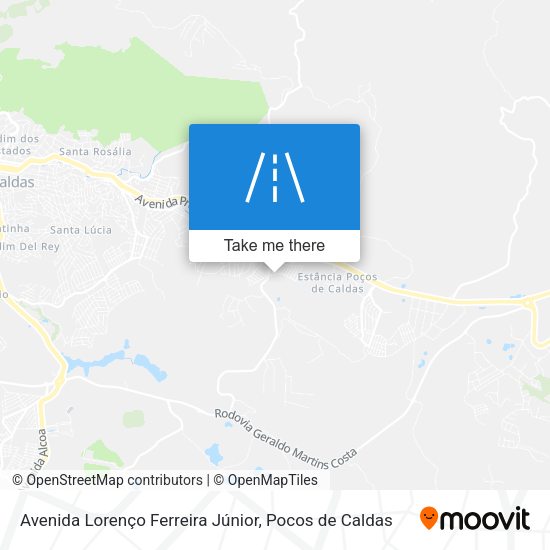 Avenida Lorenço Ferreira Júnior map