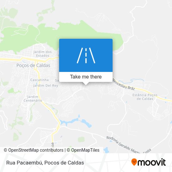 Rua Pacaembú map