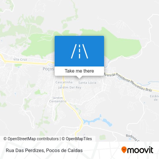 Rua Das Perdizes map
