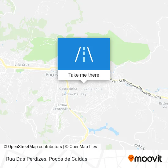Rua Das Perdizes map