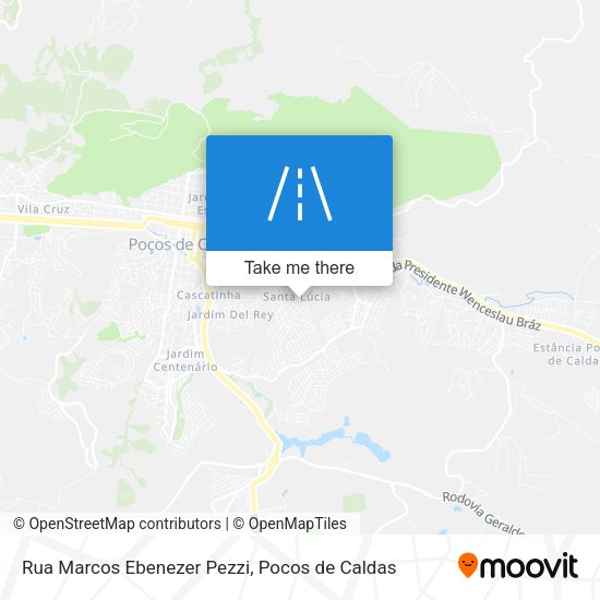 Rua Marcos Ebenezer Pezzi map