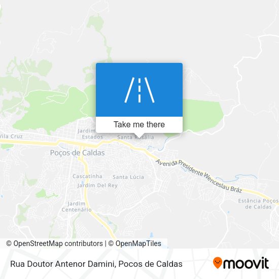 Rua Doutor Antenor Damini map