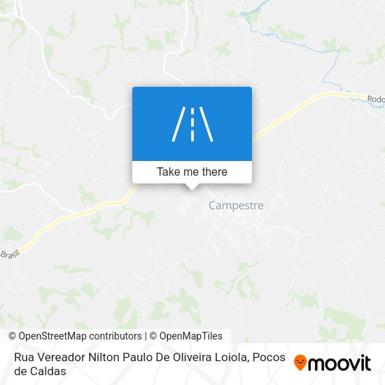 Rua Vereador Nilton Paulo De Oliveira Loiola map