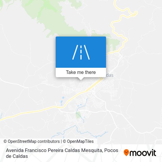 Avenida Francisco Pereira Caldas Mesquita map