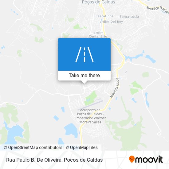 Rua Paulo B. De Oliveira map
