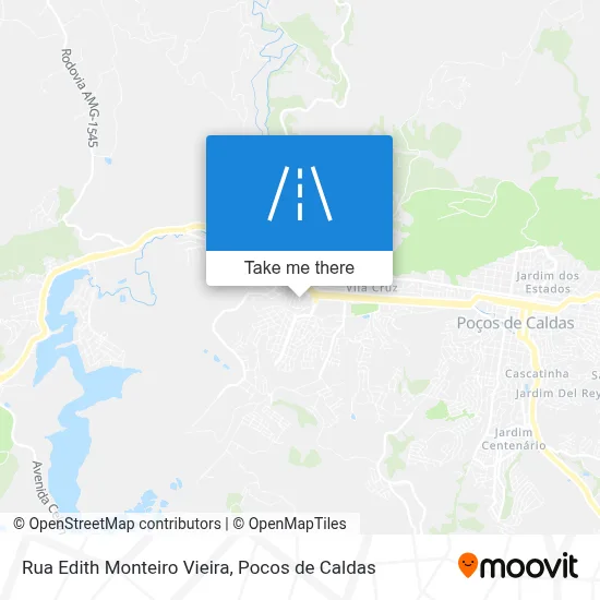 Rua Edith Monteiro Vieira map