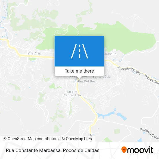 Rua Constante Marcassa map