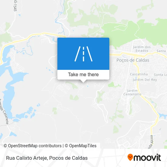 Rua Calixto Arteje map