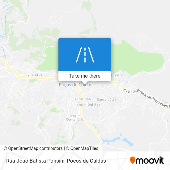 Rua João Batista Pansini map
