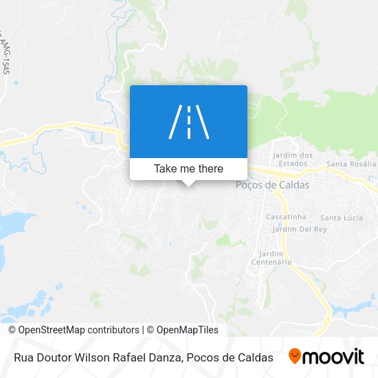 Rua Doutor Wilson Rafael Danza map