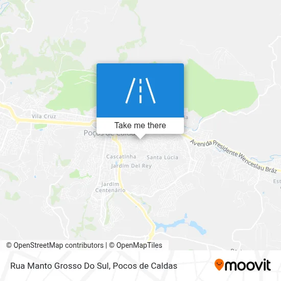 Rua Manto Grosso Do Sul map