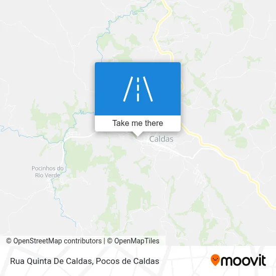 Rua Quinta De Caldas map