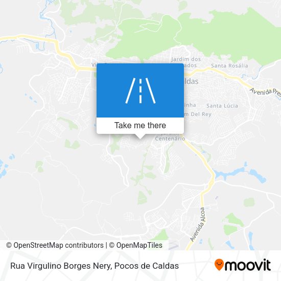 Rua Virgulino Borges Nery map