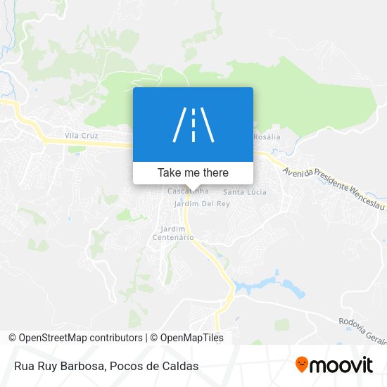 Rua Ruy Barbosa map