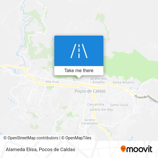 Alameda Elisa map