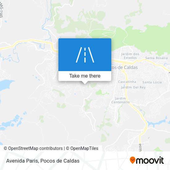 Avenida Paris map