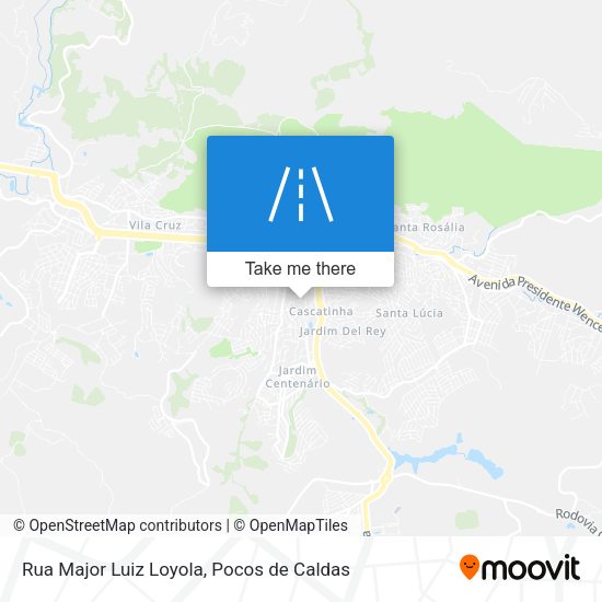 Rua Major Luiz Loyola map