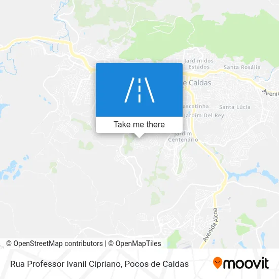 Rua Professor Ivanil Cipriano map
