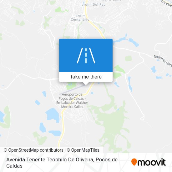 Avenida Tenente Teóphilo De Oliveira map