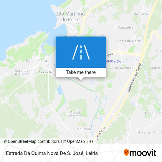 Estrada Da Quinta Nova De S. José map