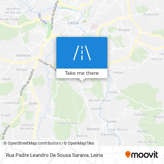 Rua Padre Leandro De Sousa Saraiva map