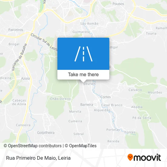 Rua Primeiro De Maio map