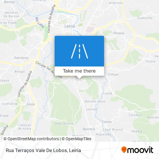 Rua Terraços Vale De Lobos map