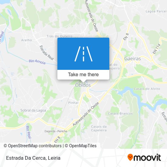 Estrada Da Cerca mapa
