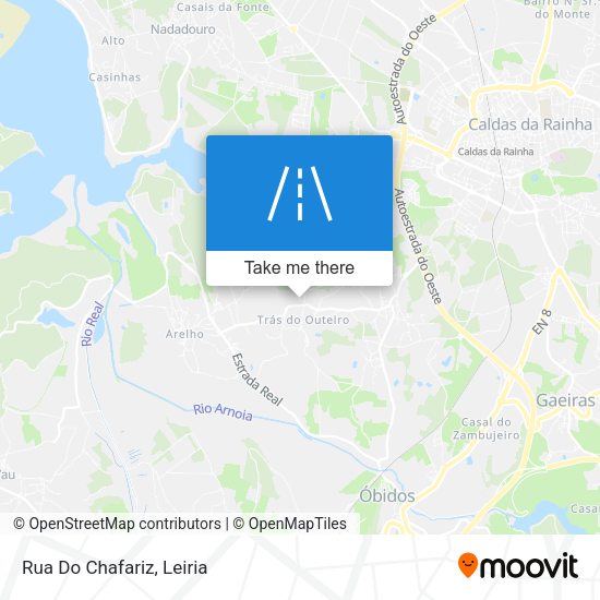 Rua Do Chafariz mapa