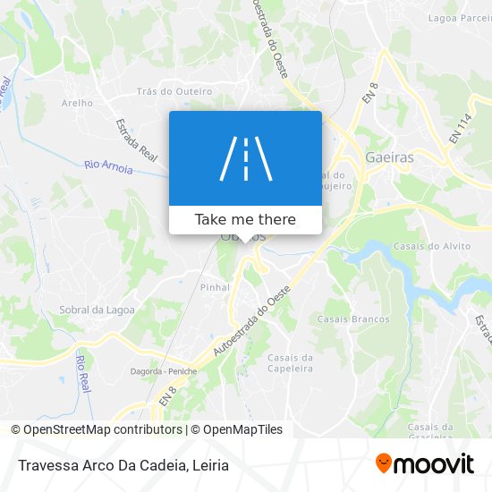 Travessa Arco Da Cadeia map