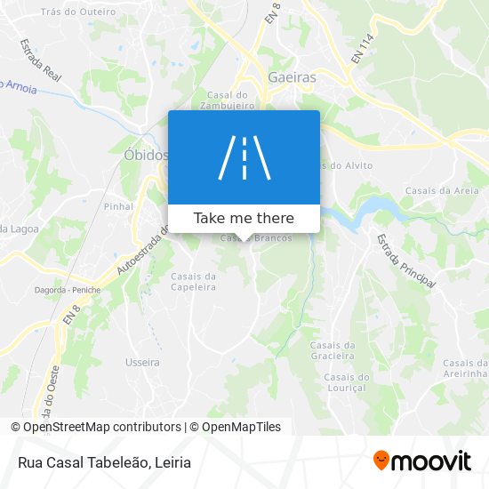 Rua Casal Tabeleão mapa