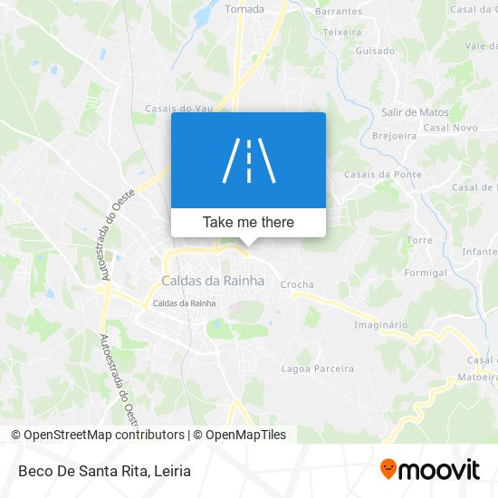 Beco De Santa Rita map