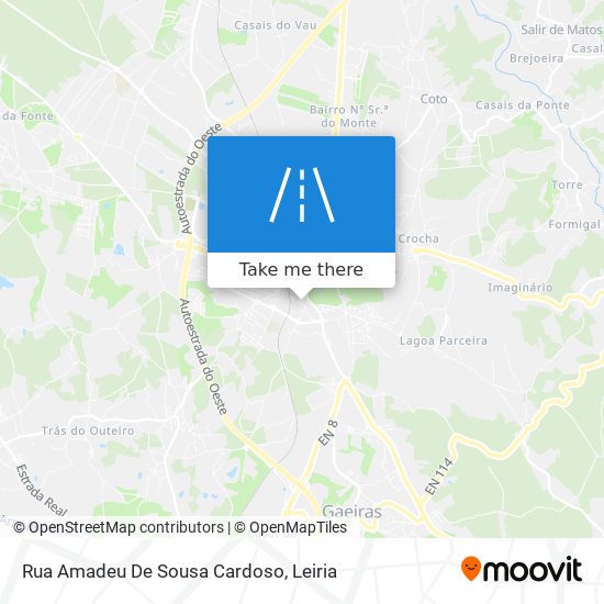 Rua Amadeu De Sousa Cardoso mapa