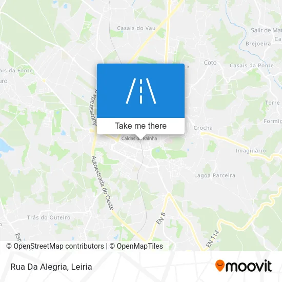 Rua Da Alegria mapa