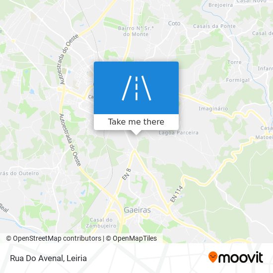 Rua Do Avenal map