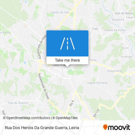 Rua Dos Heróis Da Grande Guerra map