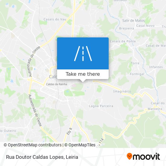 Rua Doutor Caldas Lopes map