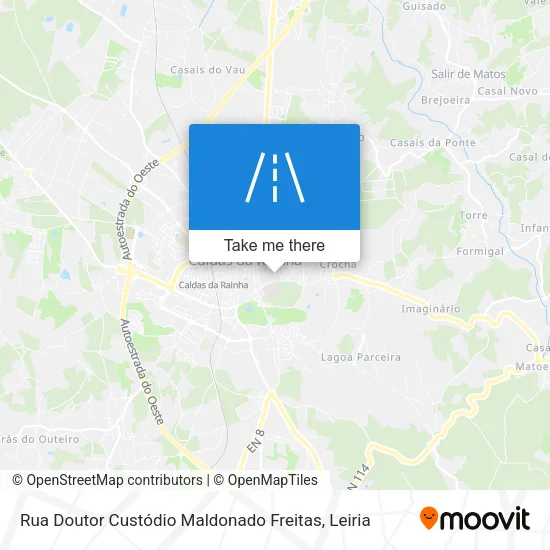 Rua Doutor Custódio Maldonado Freitas map